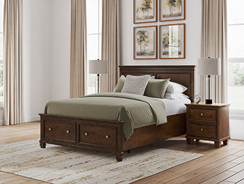 Danabrin Panel Storage Bed - Romeo & Juliet Furniture (Warren,MI)