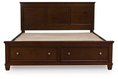Danabrin Panel Storage Bed - Romeo & Juliet Furniture (Warren,MI)