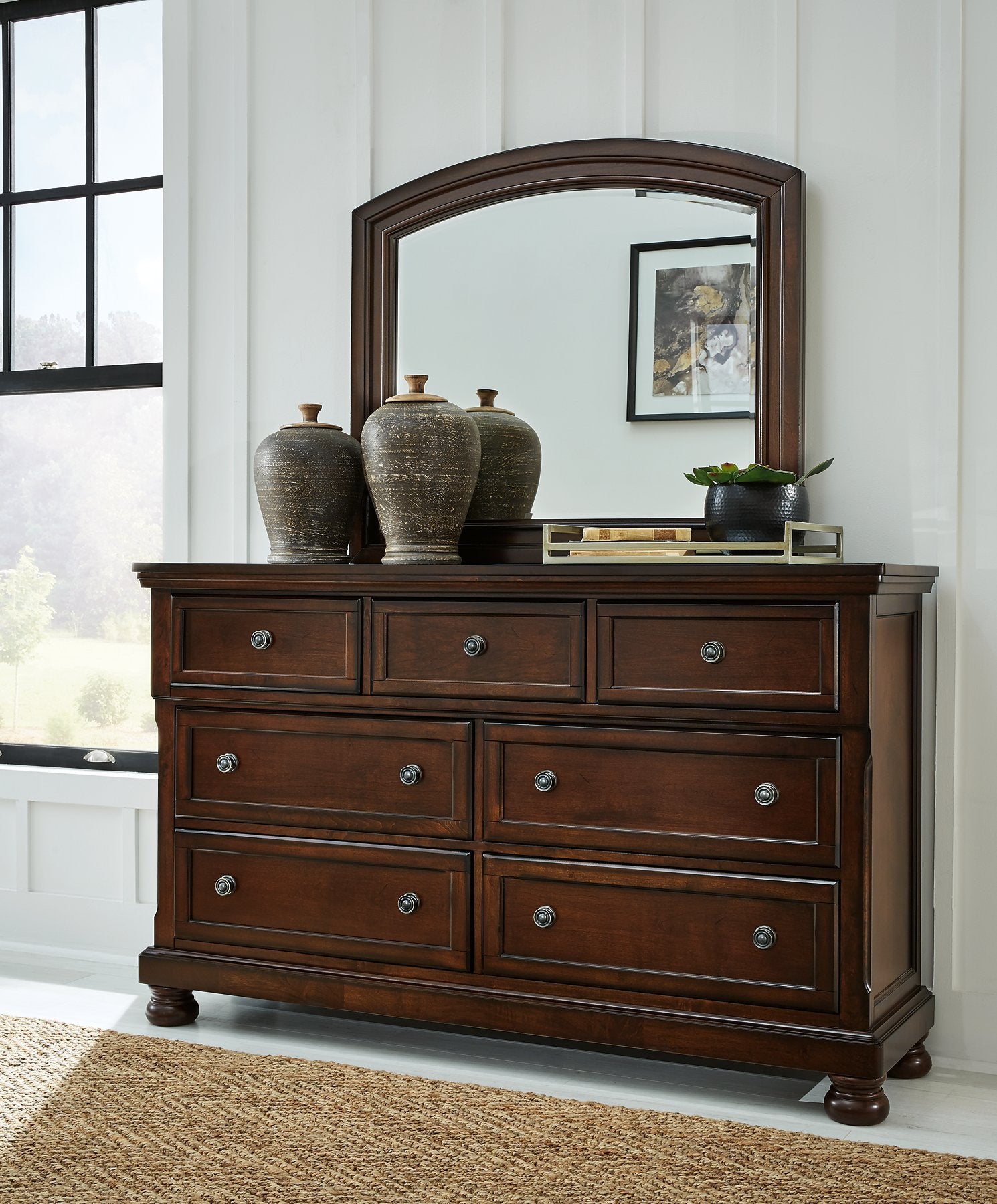 Porter Dresser and Mirror - Romeo & Juliet Furniture (Warren,MI)