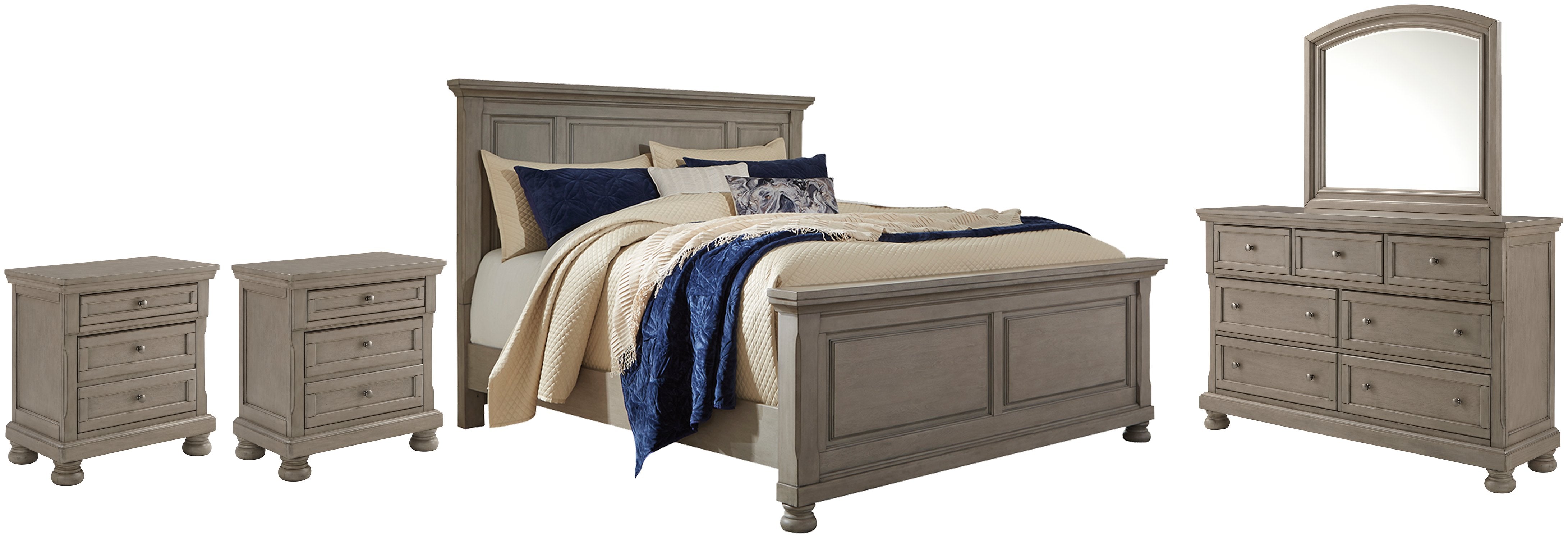 Lettner Bedroom Set - Romeo & Juliet Furniture (Warren,MI)
