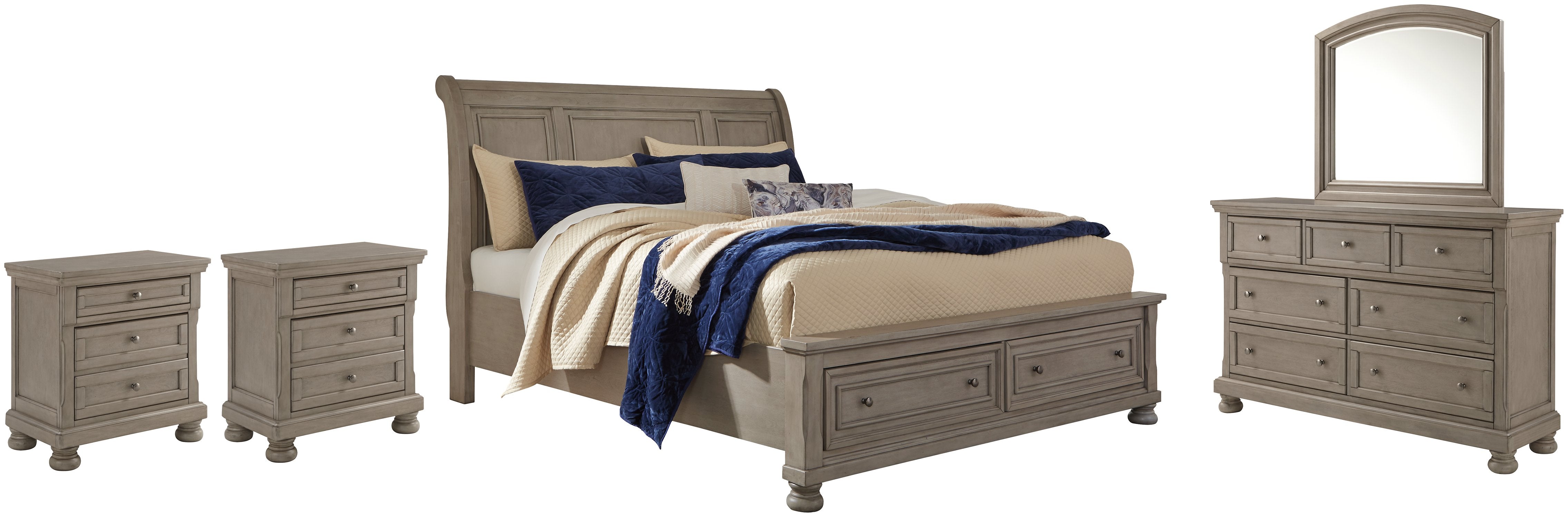 Lettner Bedroom Set - Romeo & Juliet Furniture (Warren,MI)