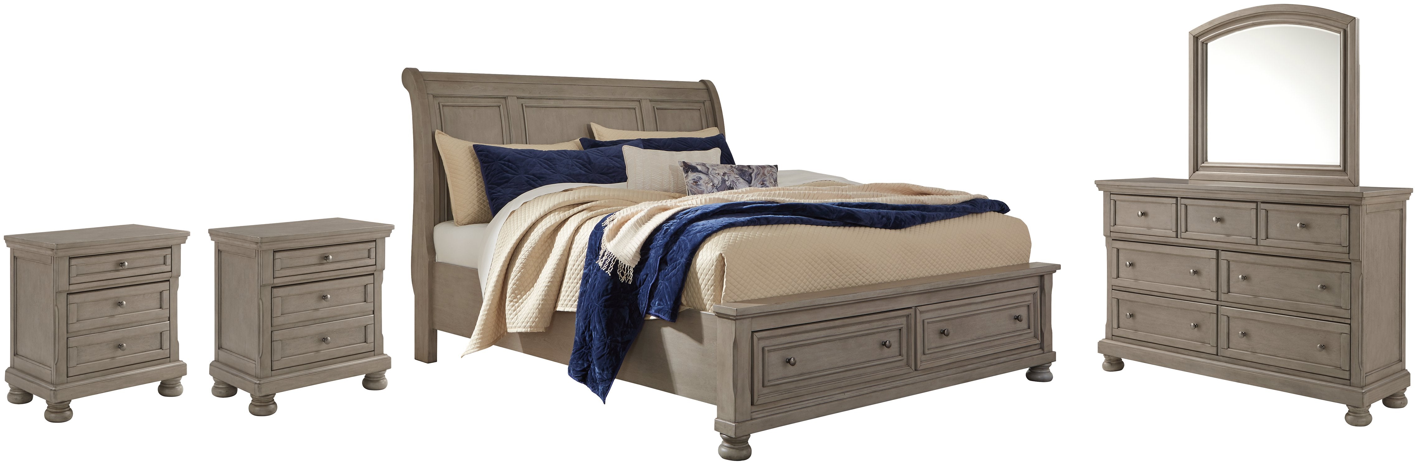 Lettner Bedroom Set - Romeo & Juliet Furniture (Warren,MI)