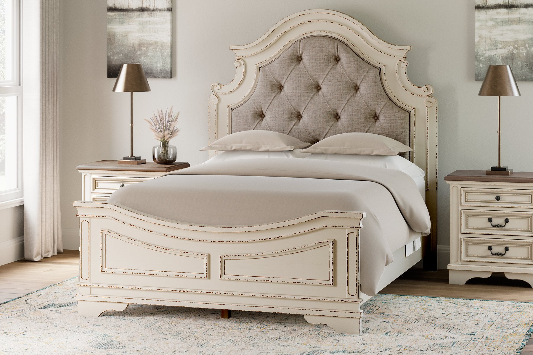 Realyn Upholstered Bed - Romeo & Juliet Furniture (Warren,MI)