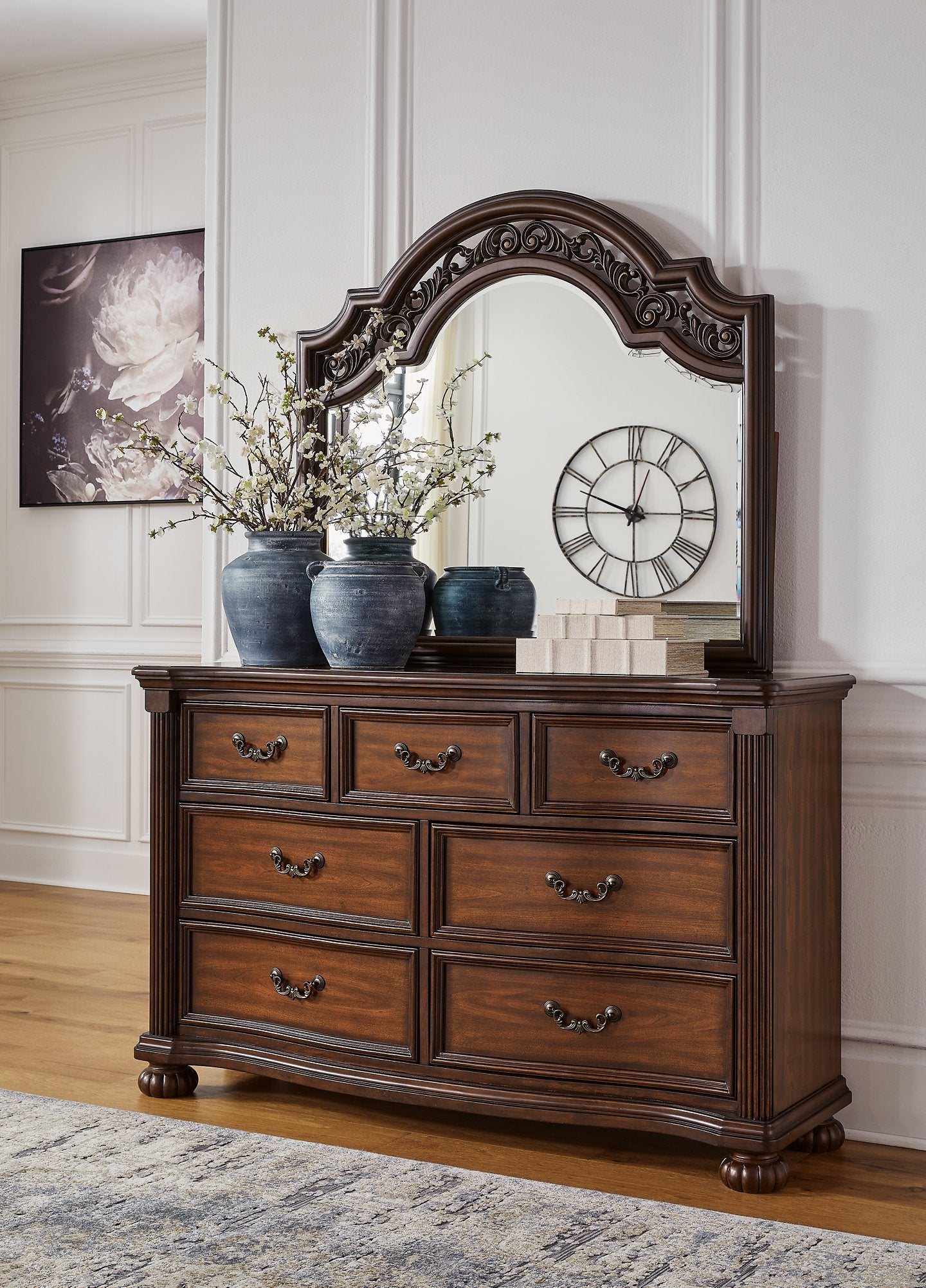 Lavinton Dresser and Mirror - Romeo & Juliet Furniture (Warren,MI)