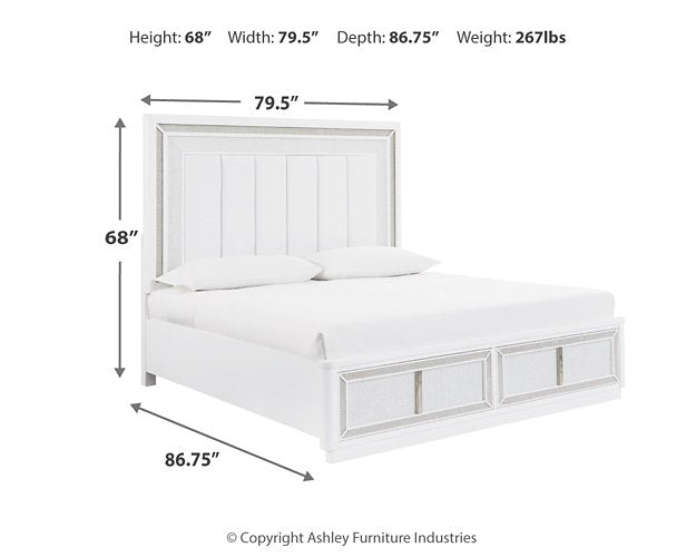 Chalanna Bedroom Set - Romeo & Juliet Furniture (Warren,MI)