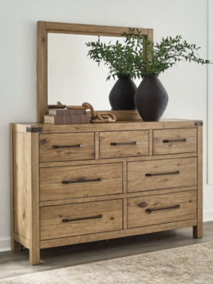 Ridgester Dresser and Mirror - Romeo & Juliet Furniture (Warren,MI)