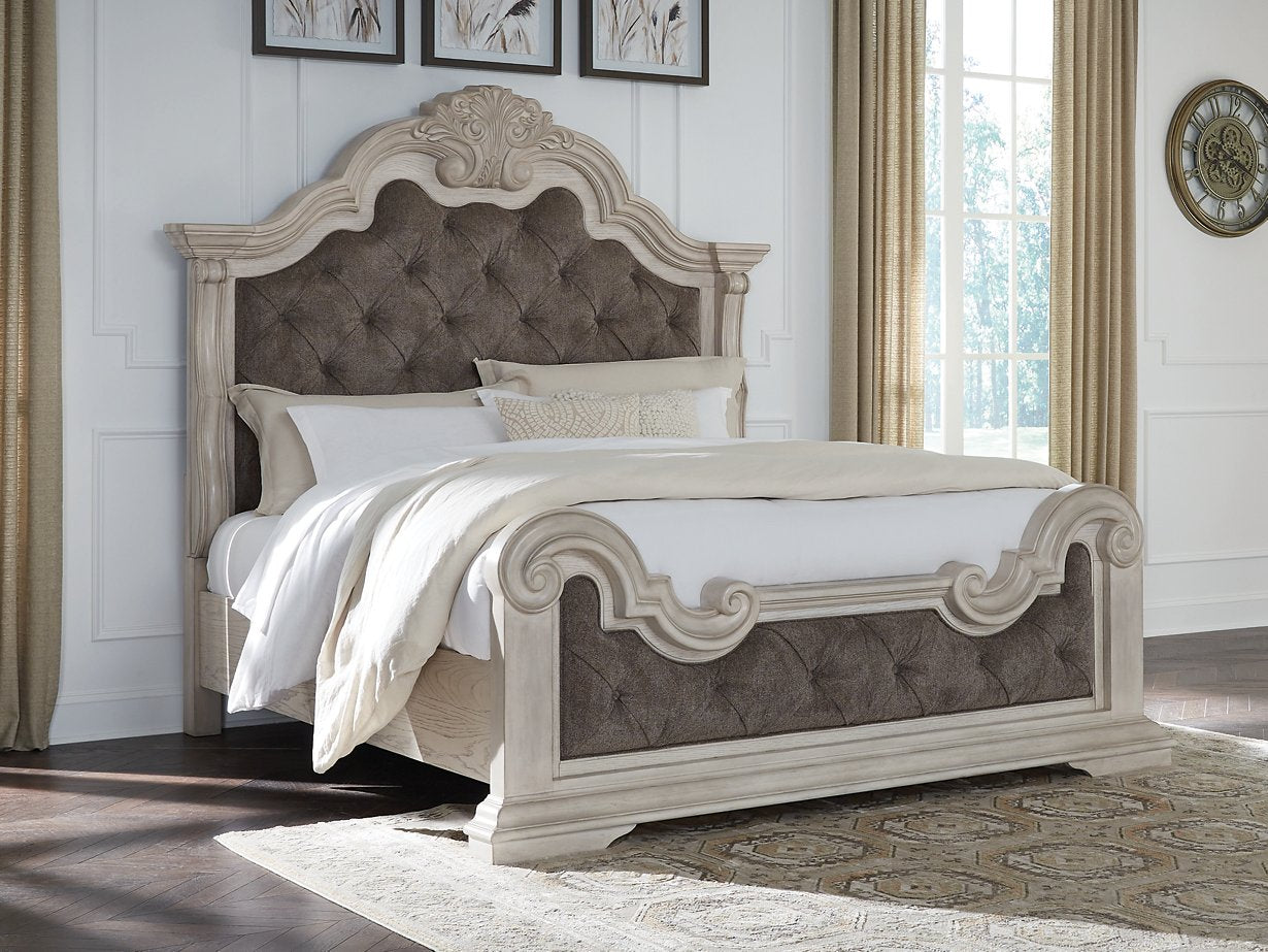 Bruchandi Upholstered Bed - Romeo & Juliet Furniture (Warren,MI)