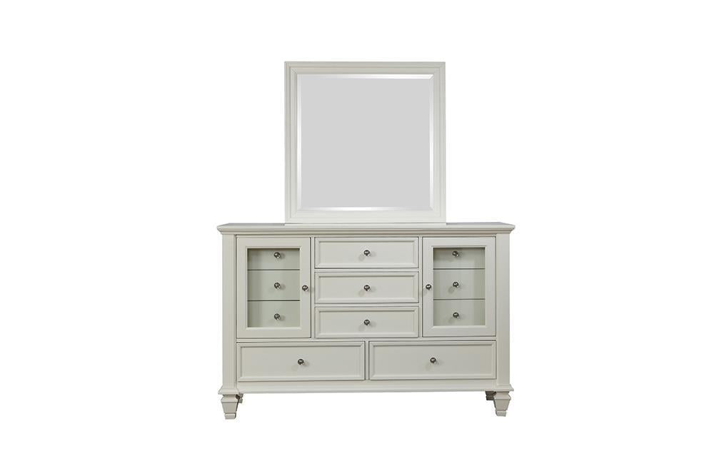 Sandy Beach 11-drawer Rectangular Dresser Cream White