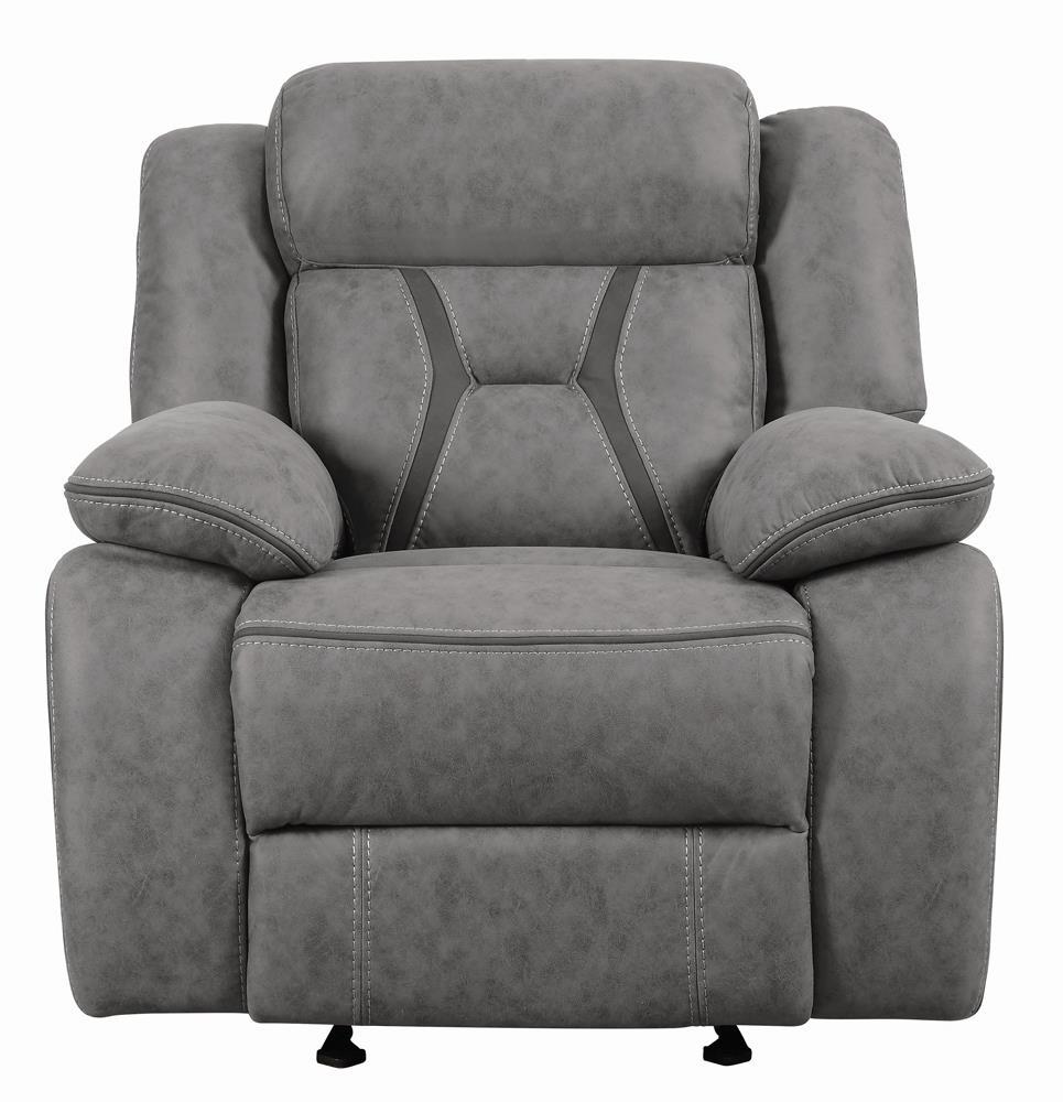 Coaster weissman casual discount pillow padded glider recliner