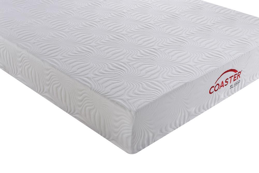 Key California King Memory Foam Mattress White - Romeo & Juliet Furniture (Warren,MI)