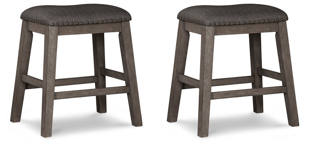 Caitbrook Counter Height Upholstered Bar Stool - Romeo & Juliet Furniture (Warren,MI)