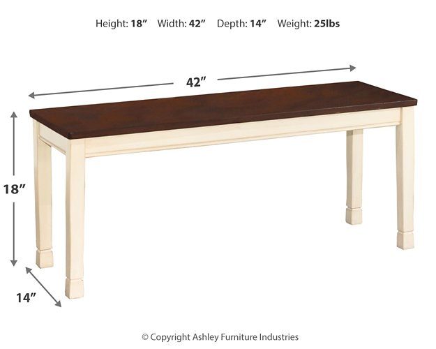 Whitesburg Dining Set - Romeo & Juliet Furniture (Warren,MI)