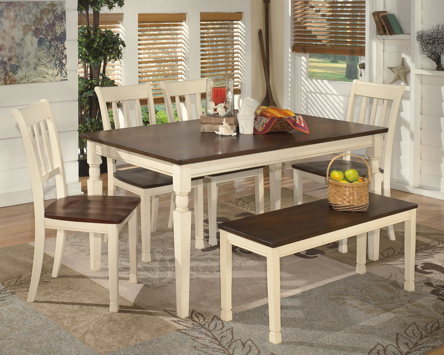 Whitesburg Dining Set - Romeo & Juliet Furniture (Warren,MI)