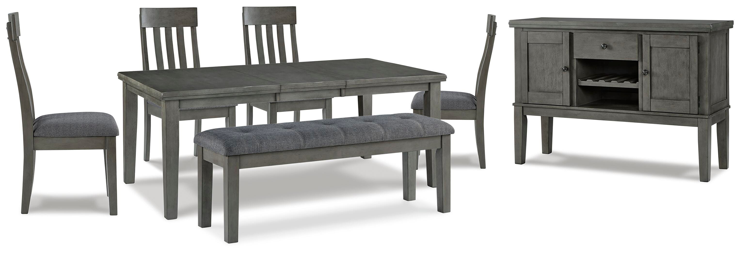 Hallanden Dining Room Set - Romeo & Juliet Furniture (Warren,MI)