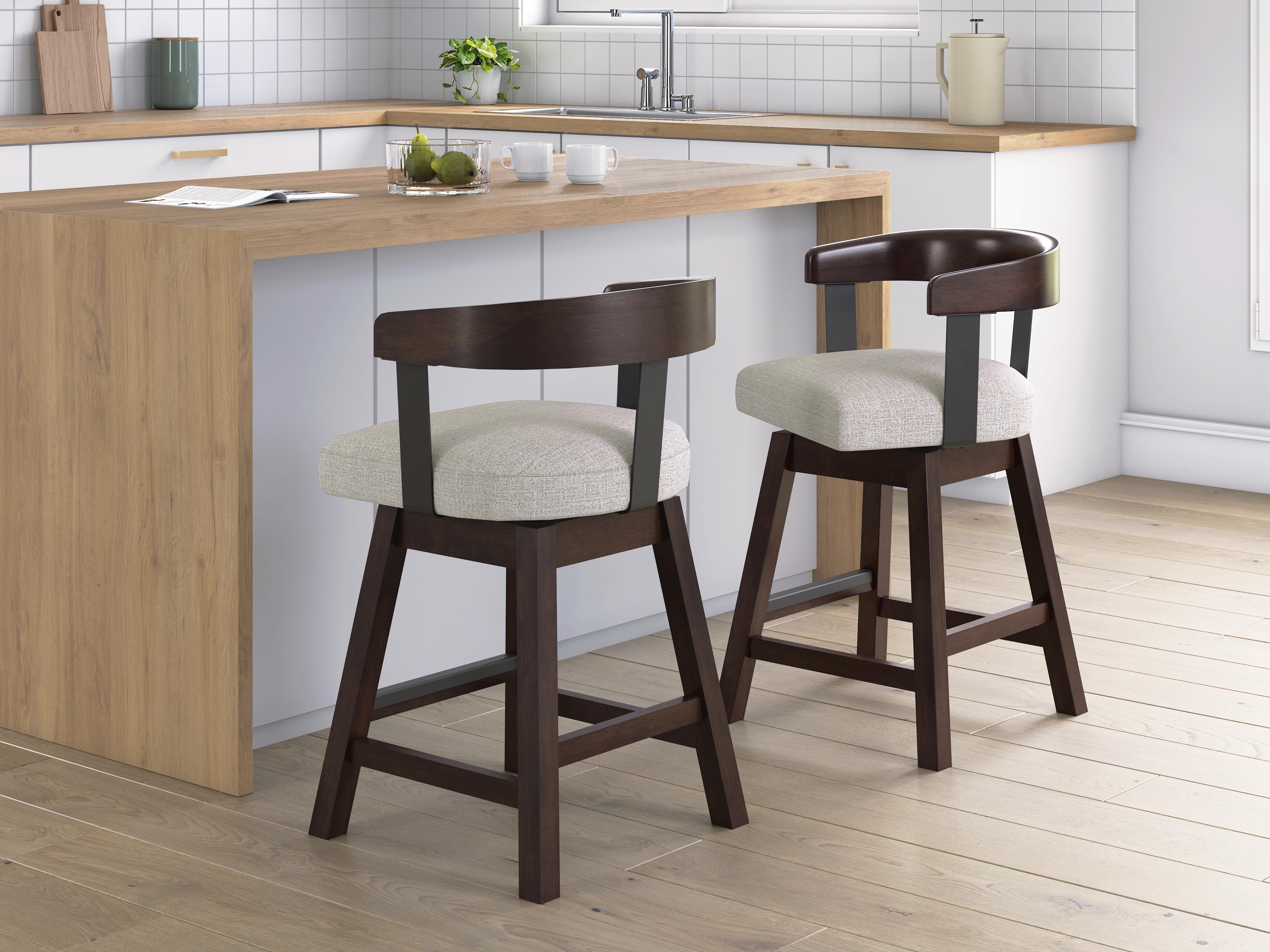 Haddigan Counter Height Barstool (Set of 2) - Romeo & Juliet Furniture (Warren,MI)