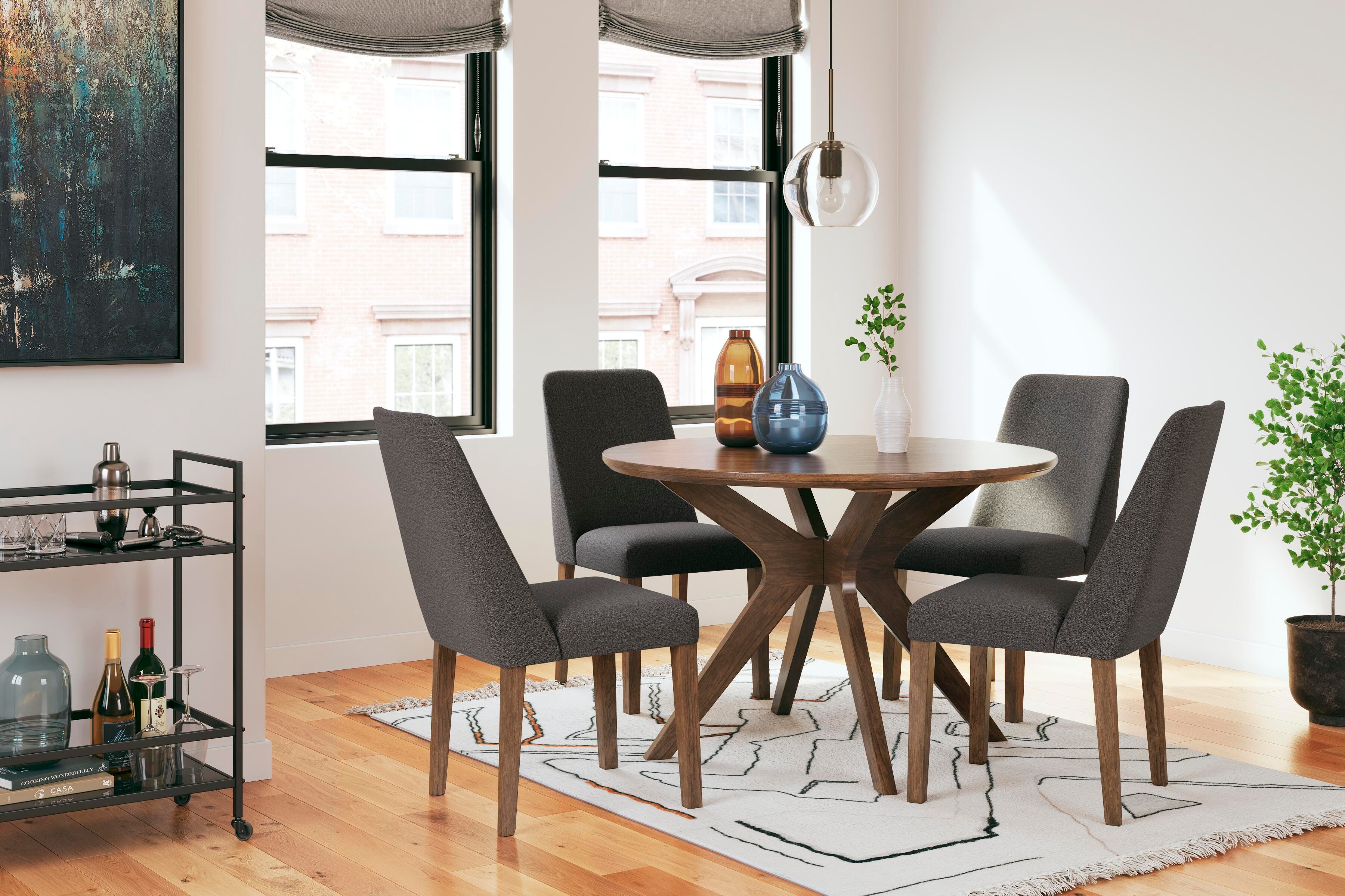 Lyncott Dining Room Set - Romeo & Juliet Furniture (Warren,MI)