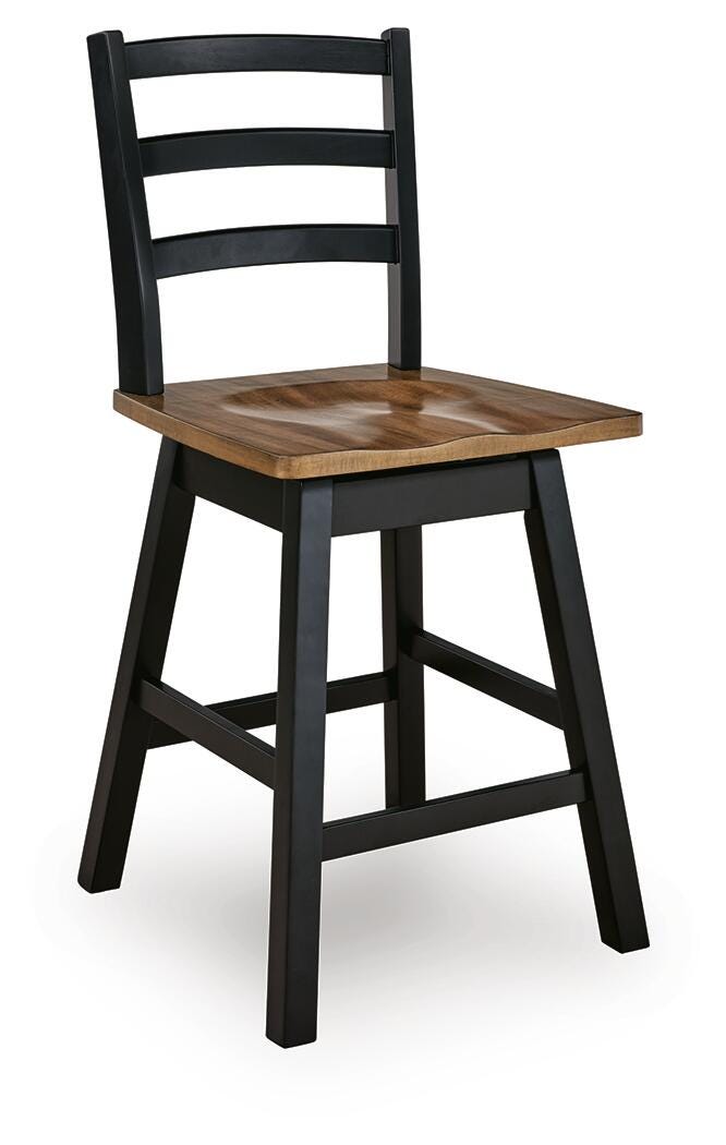 Wildenauer Counter Height Swivel Barstool - Romeo & Juliet Furniture (Warren,MI)