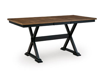 Wildenauer Counter Height Butterfly Extension Table - Romeo & Juliet Furniture (Warren,MI)