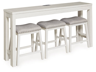 Robbinsdale Counter Height Dining Table and 3 Barstools Set - Romeo & Juliet Furniture (Warren,MI)
