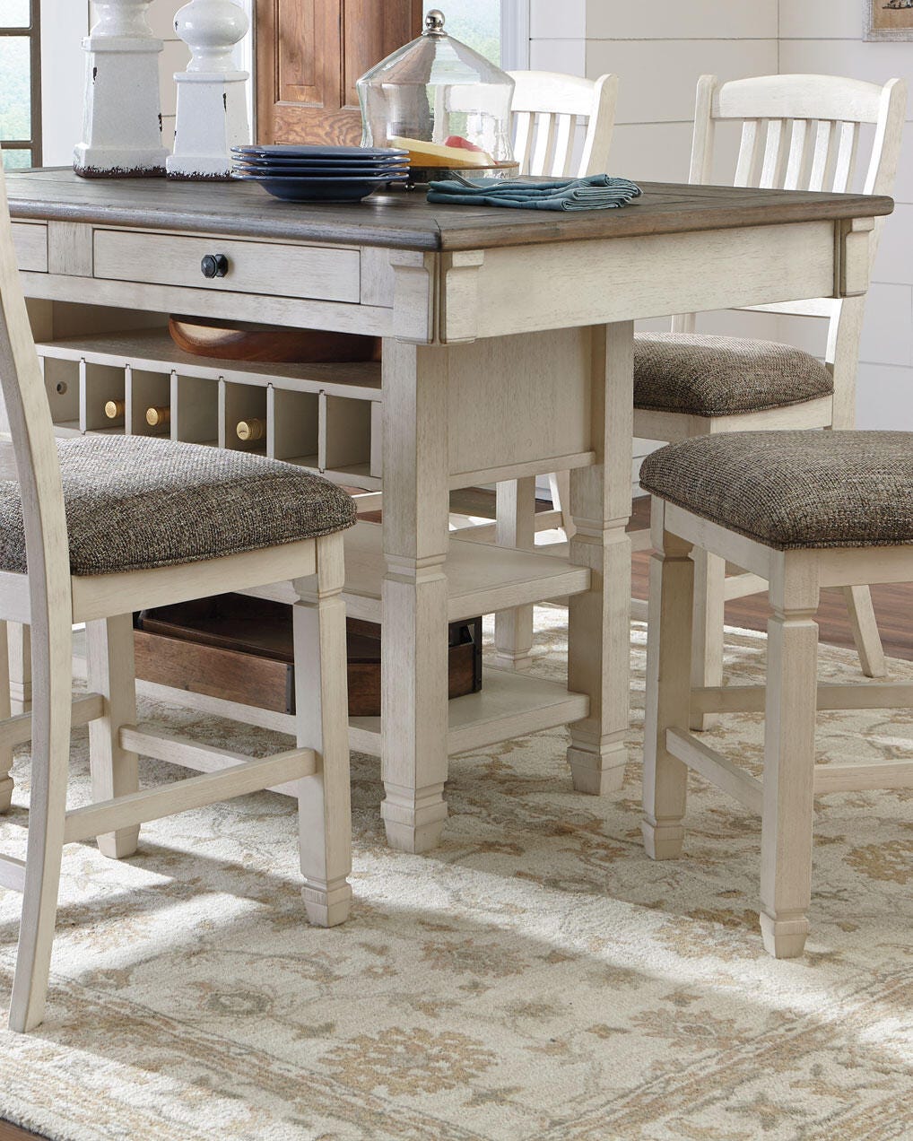 Bolanburg Counter Height Dining Table - Romeo & Juliet Furniture (Warren,MI)