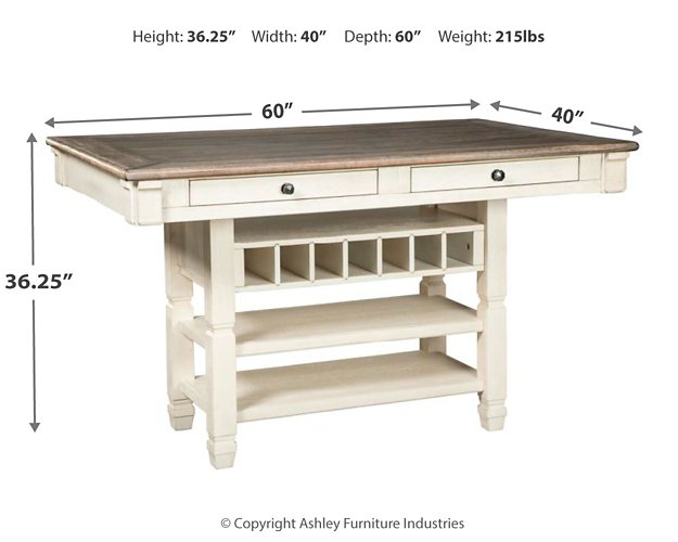 Bolanburg Counter Height Dining Set - Romeo & Juliet Furniture (Warren,MI)