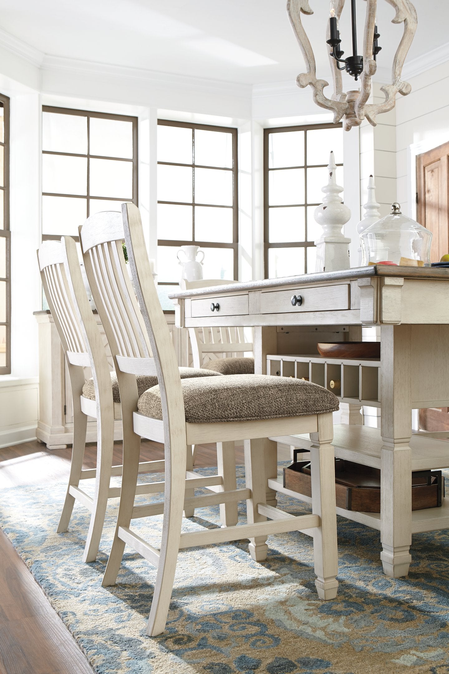 Bolanburg Counter Height Dining Set - Romeo & Juliet Furniture (Warren,MI)