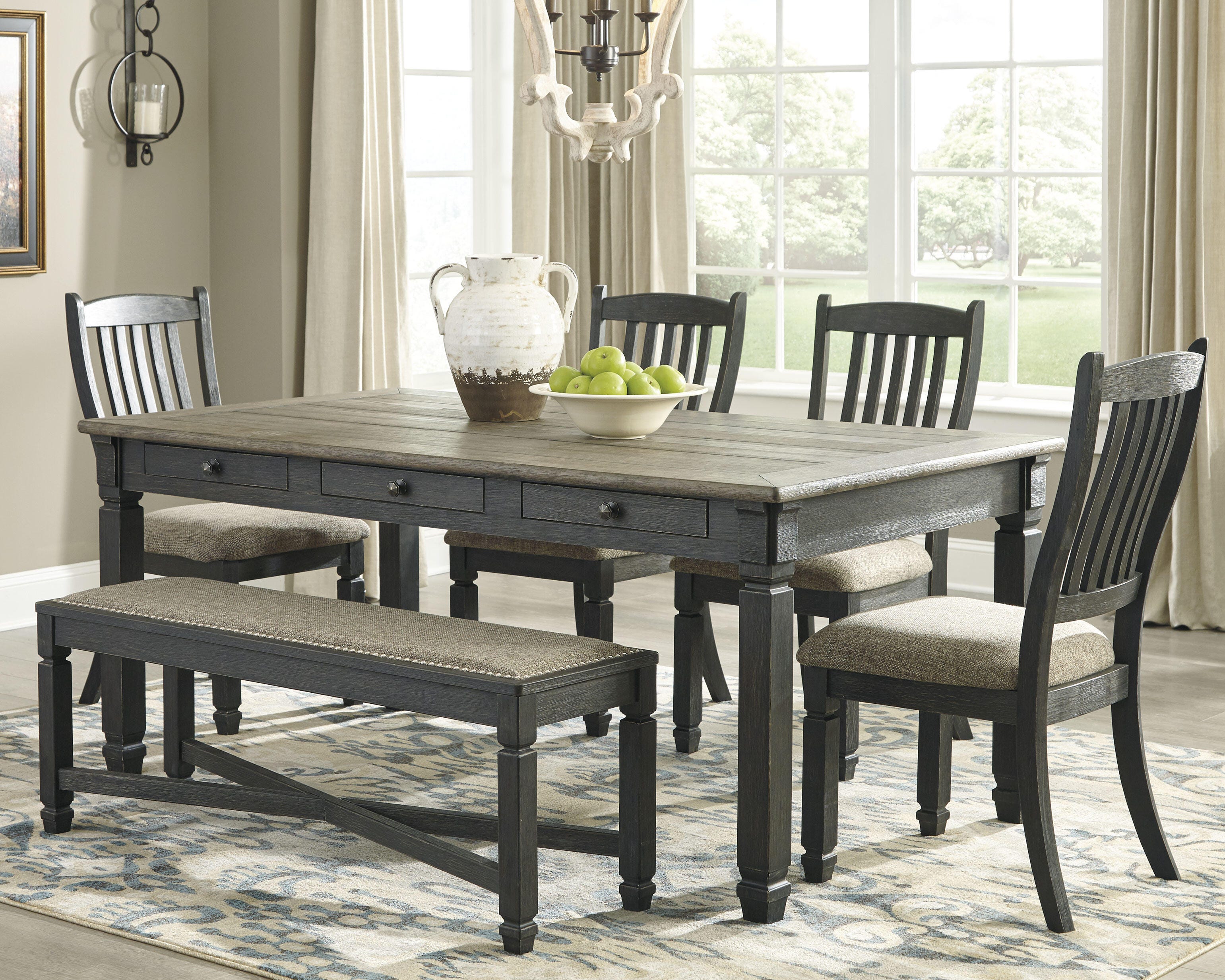 Tyler Creek Dining Set - Romeo & Juliet Furniture (Warren,MI)