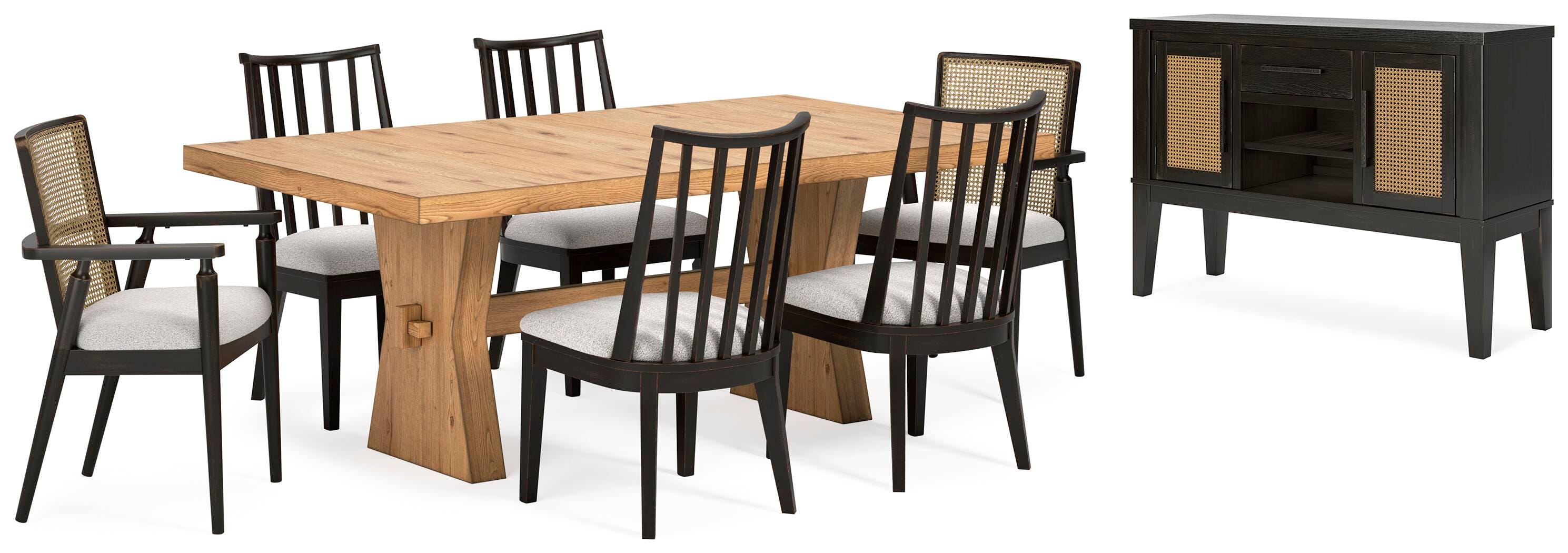 Galliden Dining Room Set - Romeo & Juliet Furniture (Warren,MI)