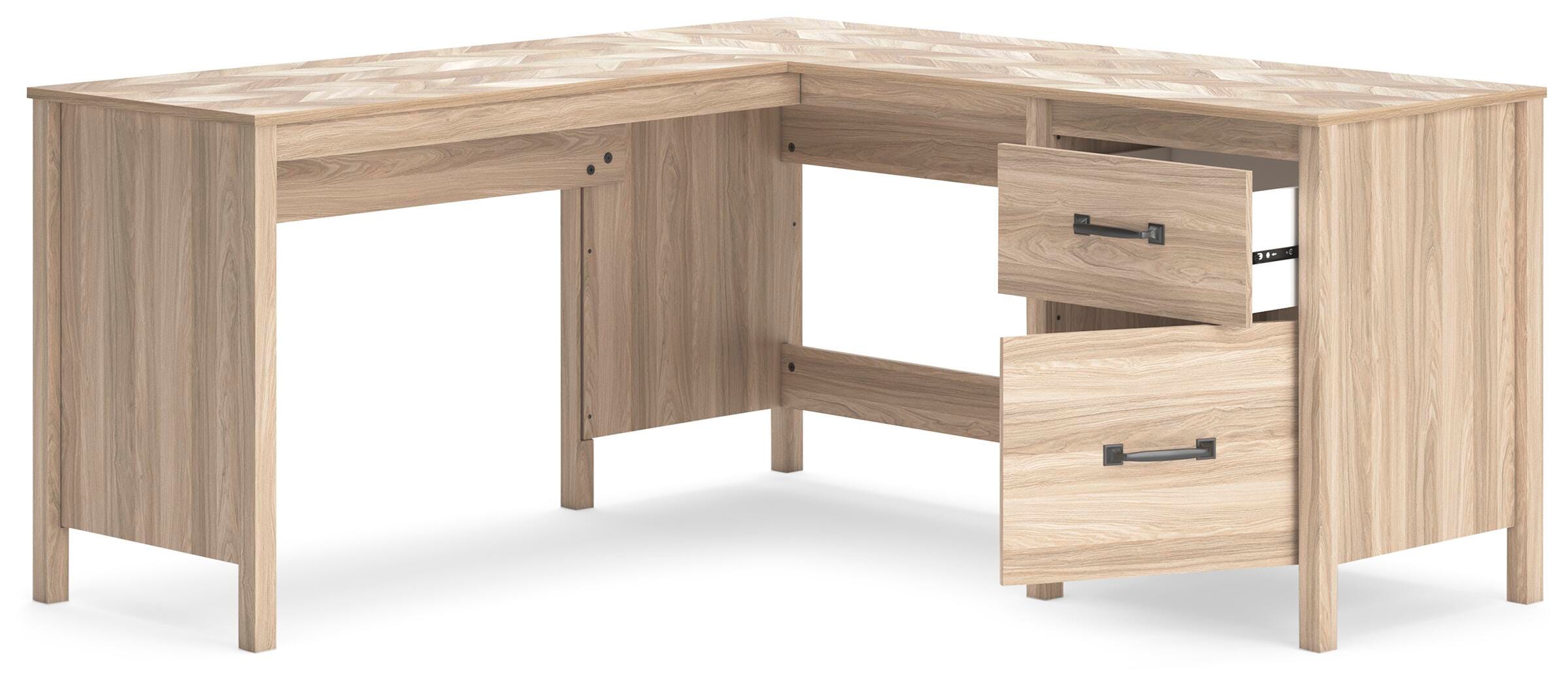 Battelle 60" Home Office Desk with Return - Romeo & Juliet Furniture (Warren,MI)