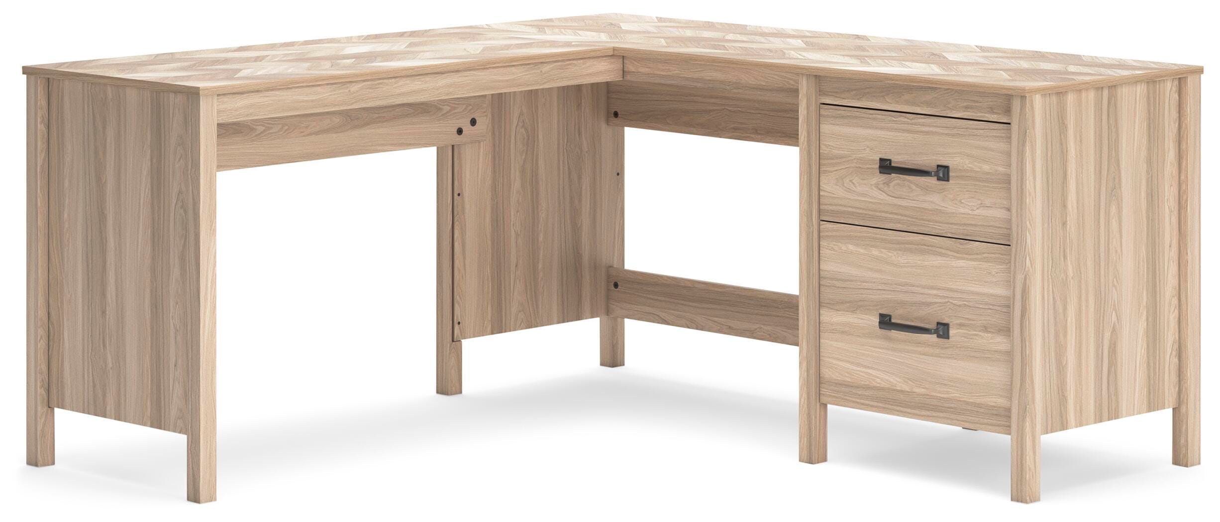 Battelle 60" Home Office Desk with Return - Romeo & Juliet Furniture (Warren,MI)