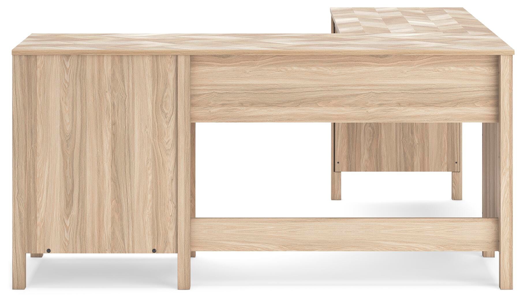 Battelle 60" Home Office Desk with Return - Romeo & Juliet Furniture (Warren,MI)