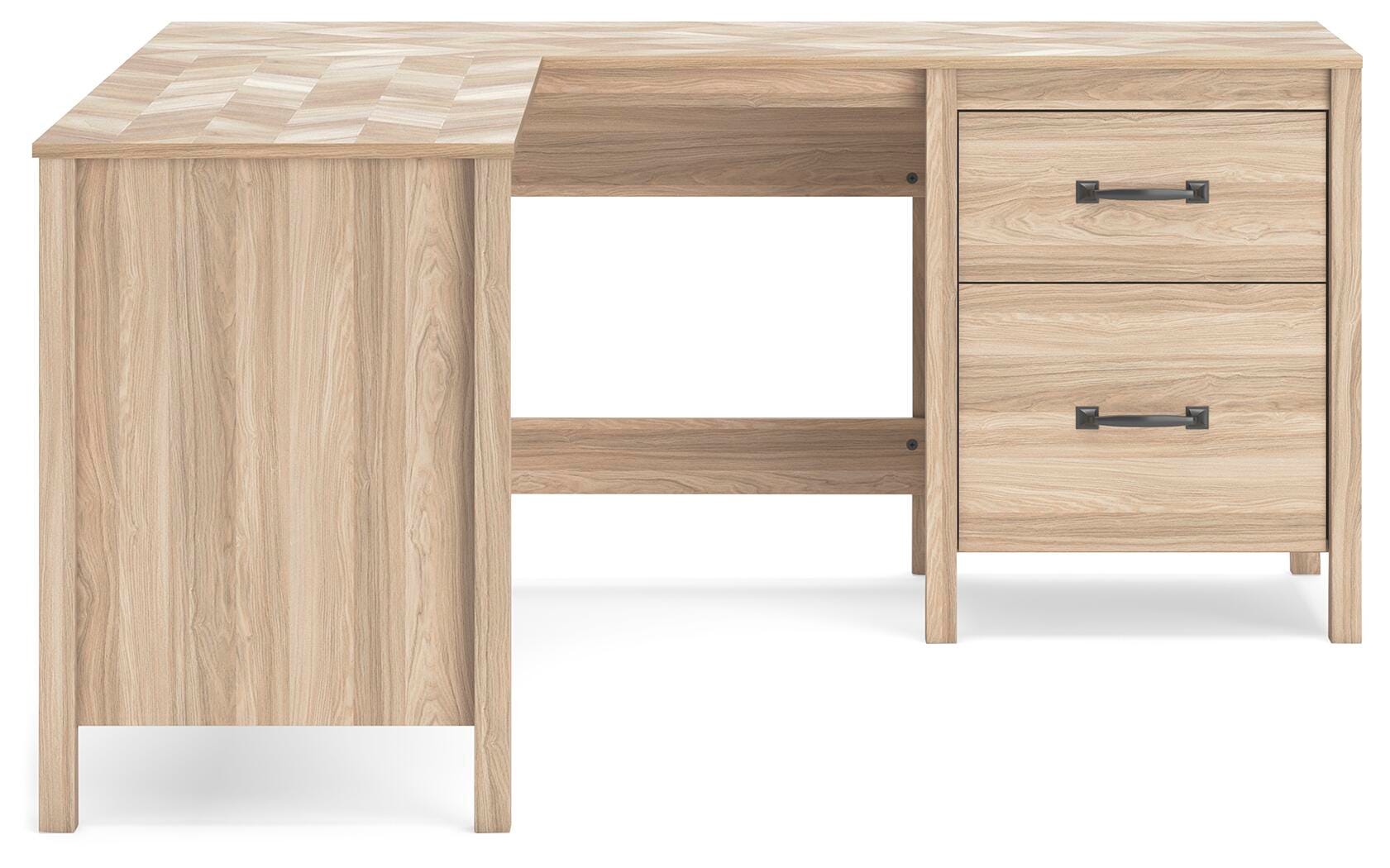 Battelle 60" Home Office Desk with Return - Romeo & Juliet Furniture (Warren,MI)
