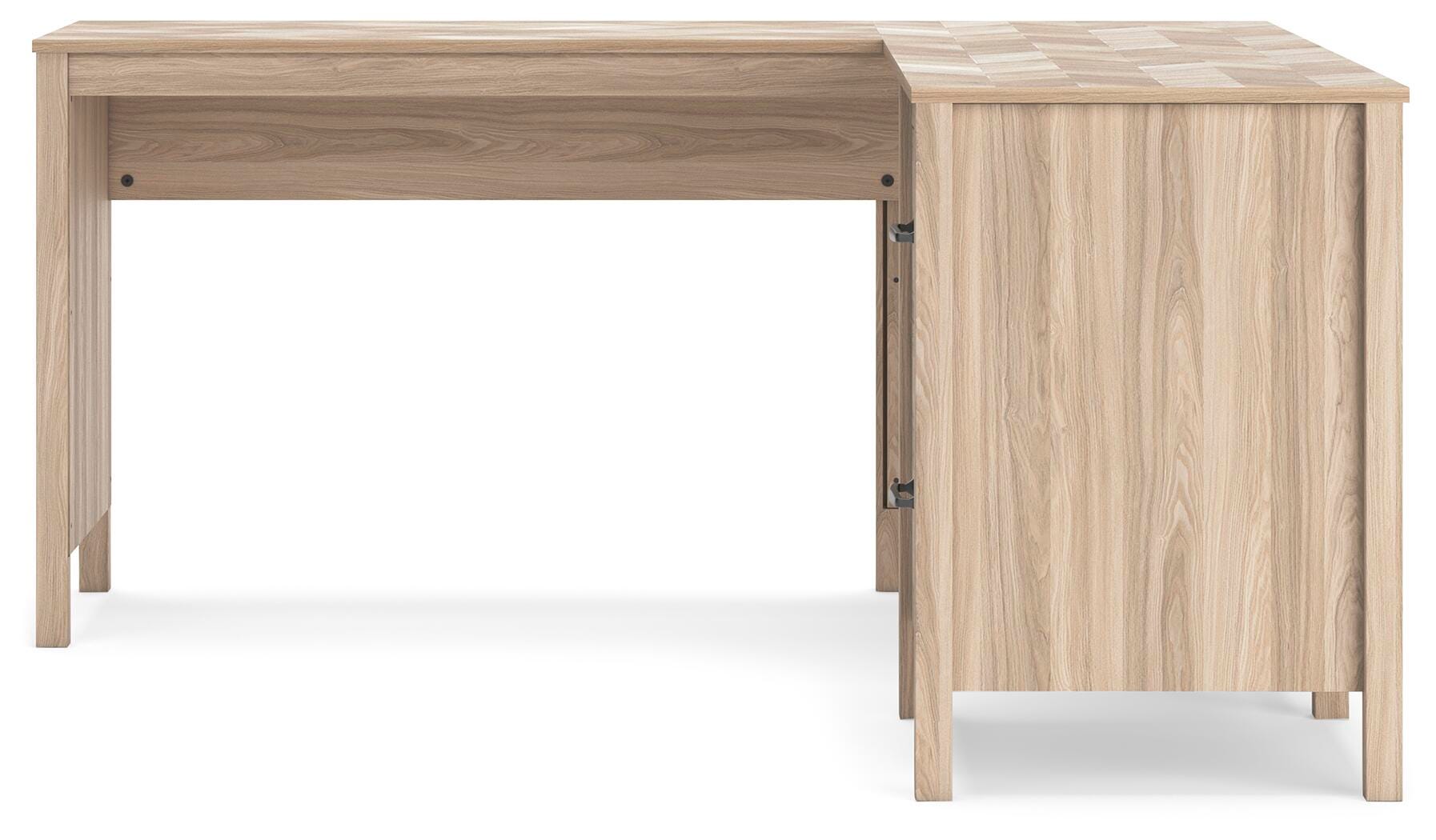 Battelle 60" Home Office Desk with Return - Romeo & Juliet Furniture (Warren,MI)