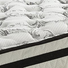 8 Inch Chime Innerspring Mattress Set - Romeo & Juliet Furniture (Warren,MI)