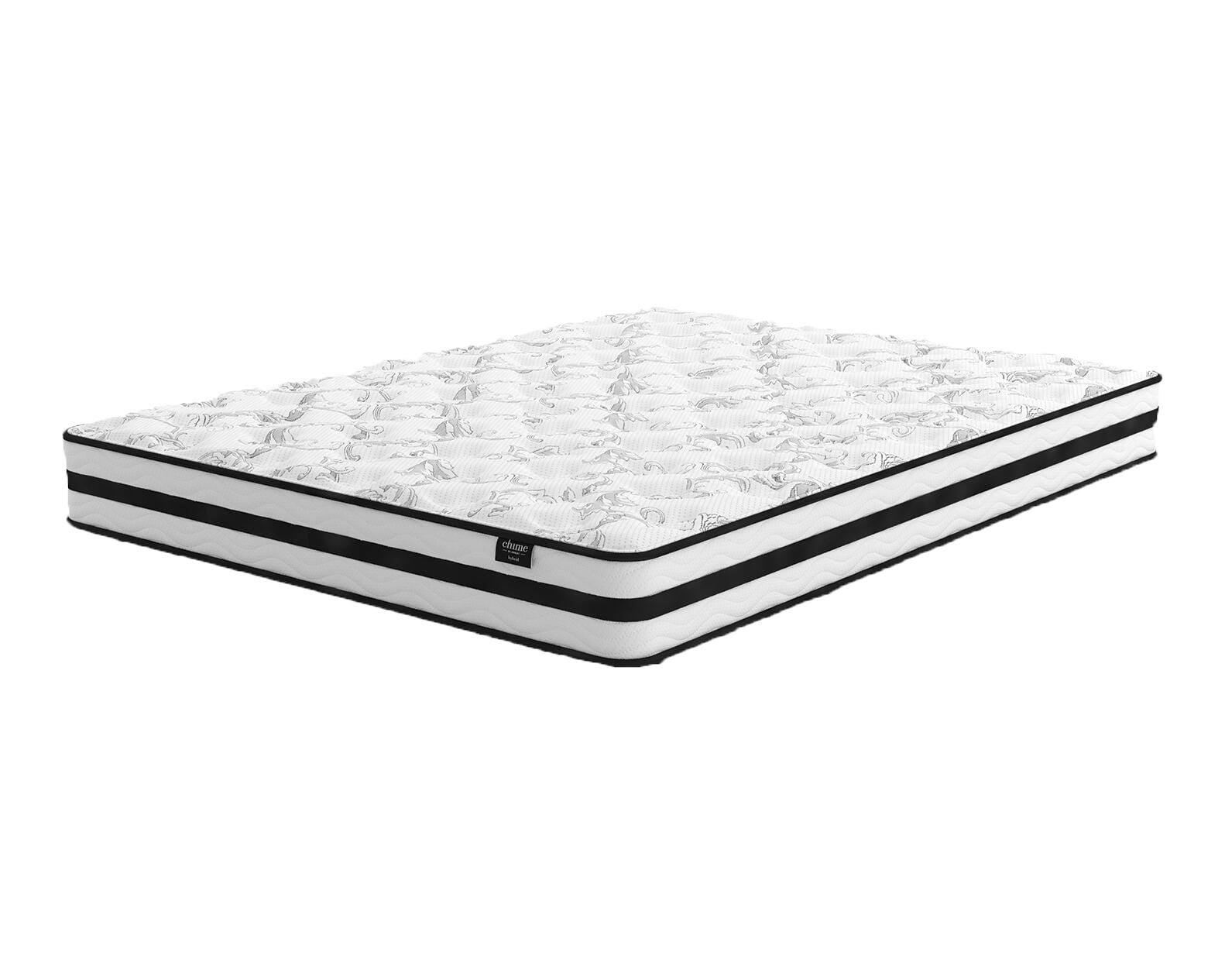 8 Inch Chime Innerspring Mattress Set - Romeo & Juliet Furniture (Warren,MI)