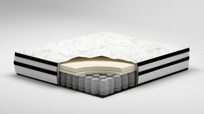 Chime 10 Inch Hybrid 10 Inch Mattress and Pillow - Romeo & Juliet Furniture (Warren,MI)