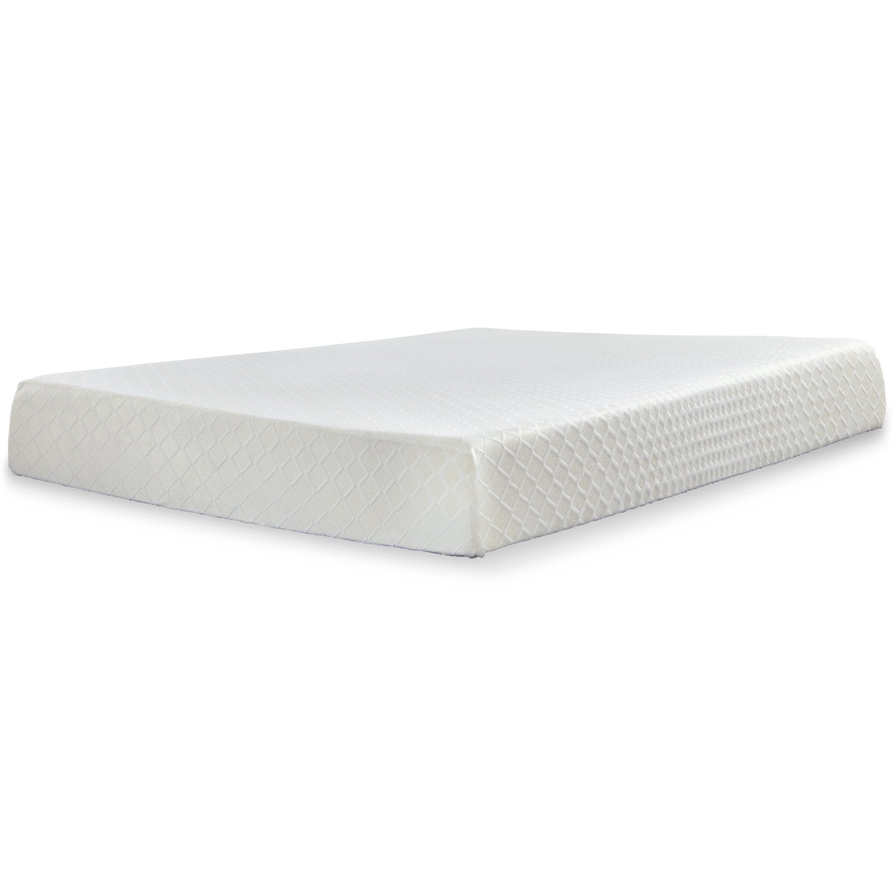 10 Inch Chime Memory Foam Mattress Set - Romeo & Juliet Furniture (Warren,MI)