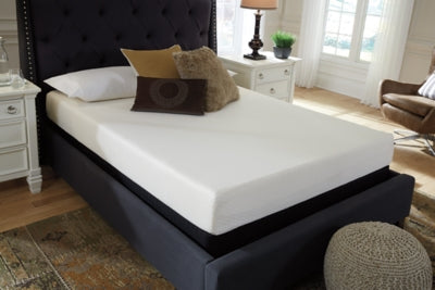 Chime 8 Inch Memory Foam Mattress in a Box - Romeo & Juliet Furniture (Warren,MI)