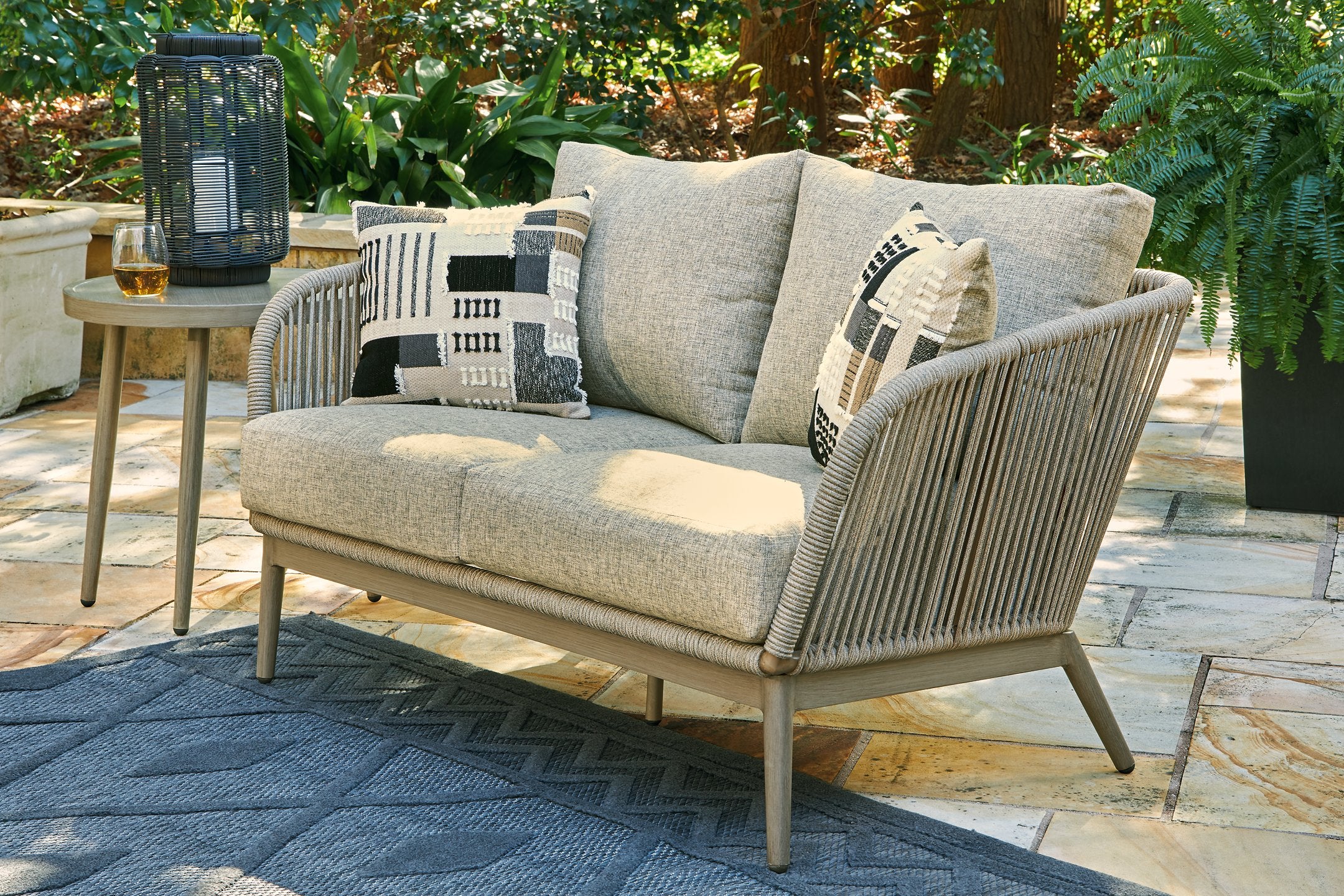 Swiss Valley Outdoor Upholstery Set - Romeo & Juliet Furniture (Warren,MI)