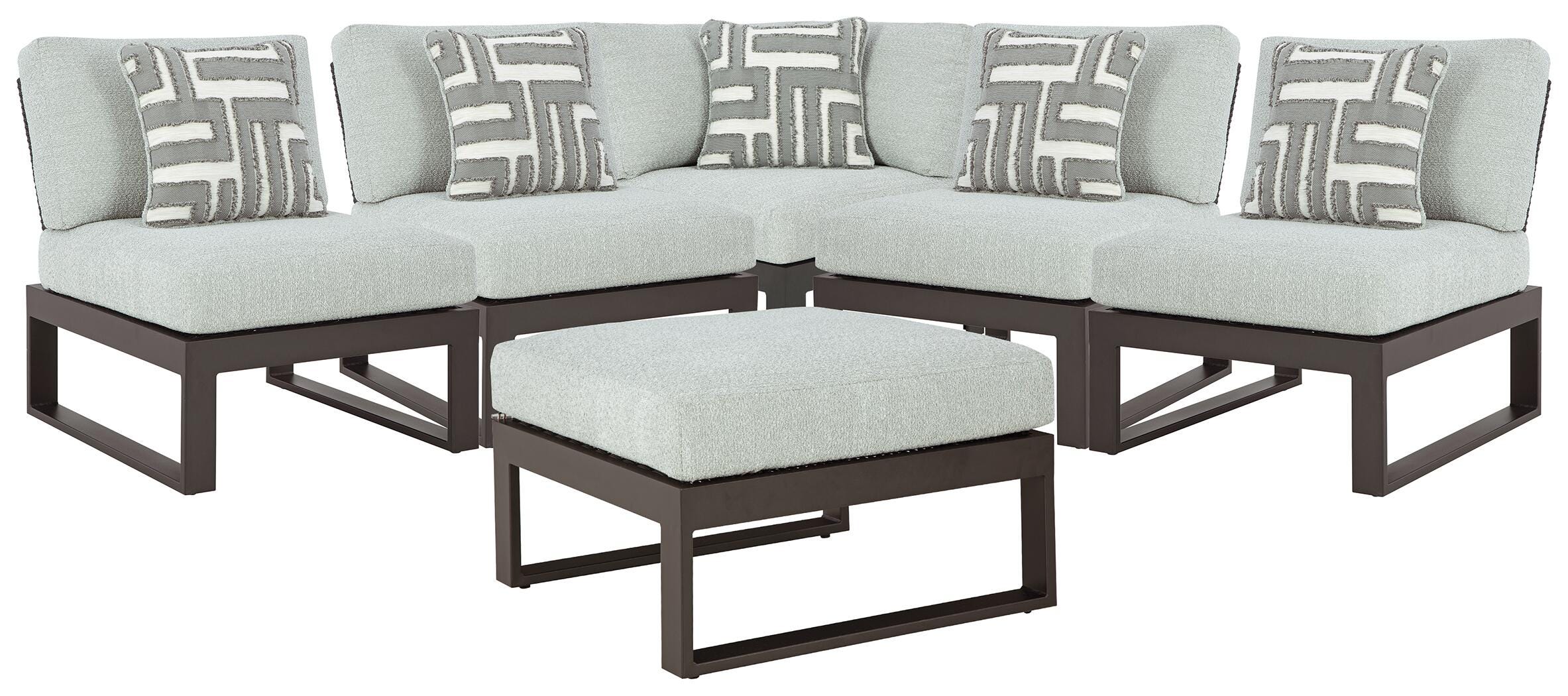 Beachloft Outdoor Seating Set - Romeo & Juliet Furniture (Warren,MI)