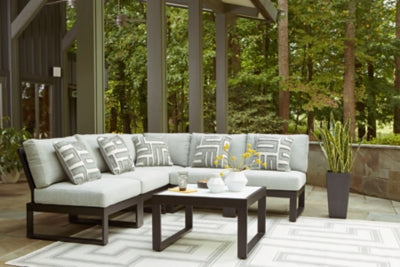 Beachloft Outdoor Sectional - Romeo & Juliet Furniture (Warren,MI)