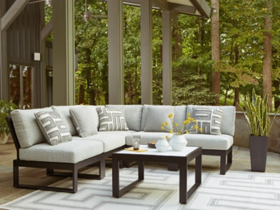 Beachloft Outdoor Sectional - Romeo & Juliet Furniture (Warren,MI)