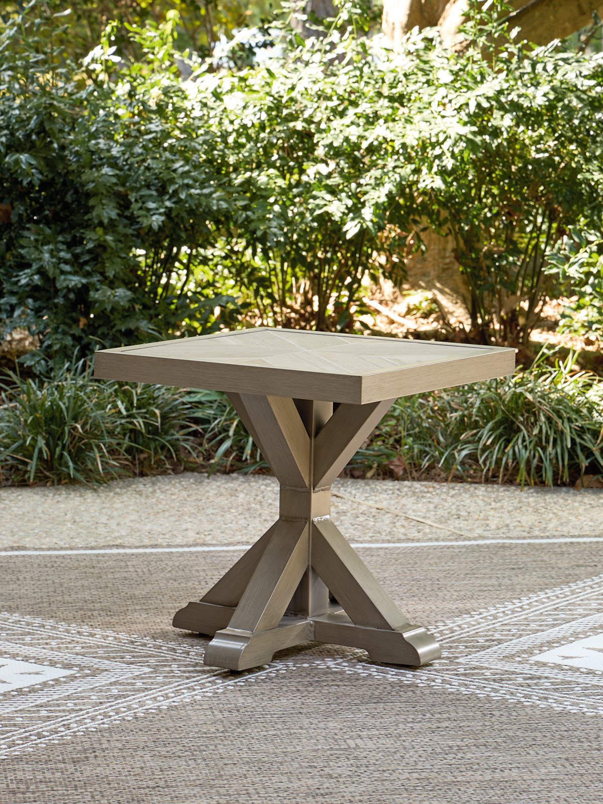 Laguna Heights Outdoor End Table - Romeo & Juliet Furniture (Warren,MI)