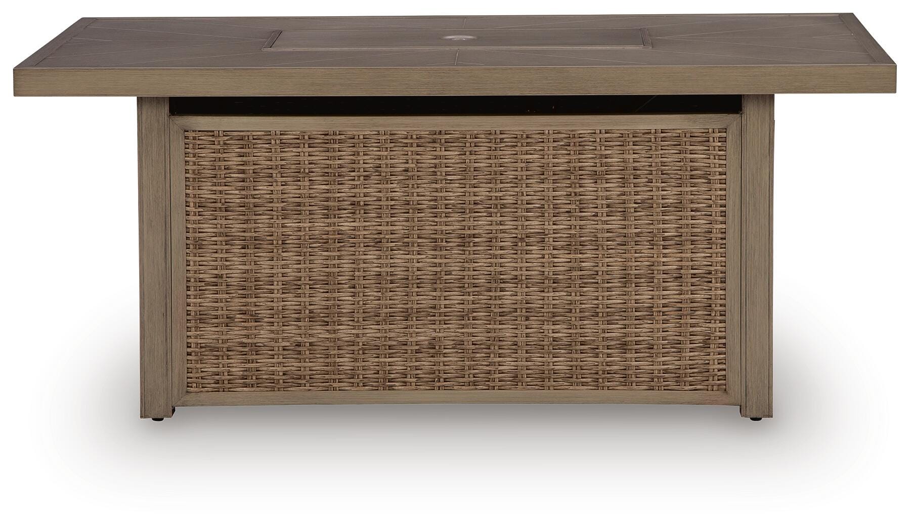Laguna Heights Outdoor Fire Pit Table - Romeo & Juliet Furniture (Warren,MI)