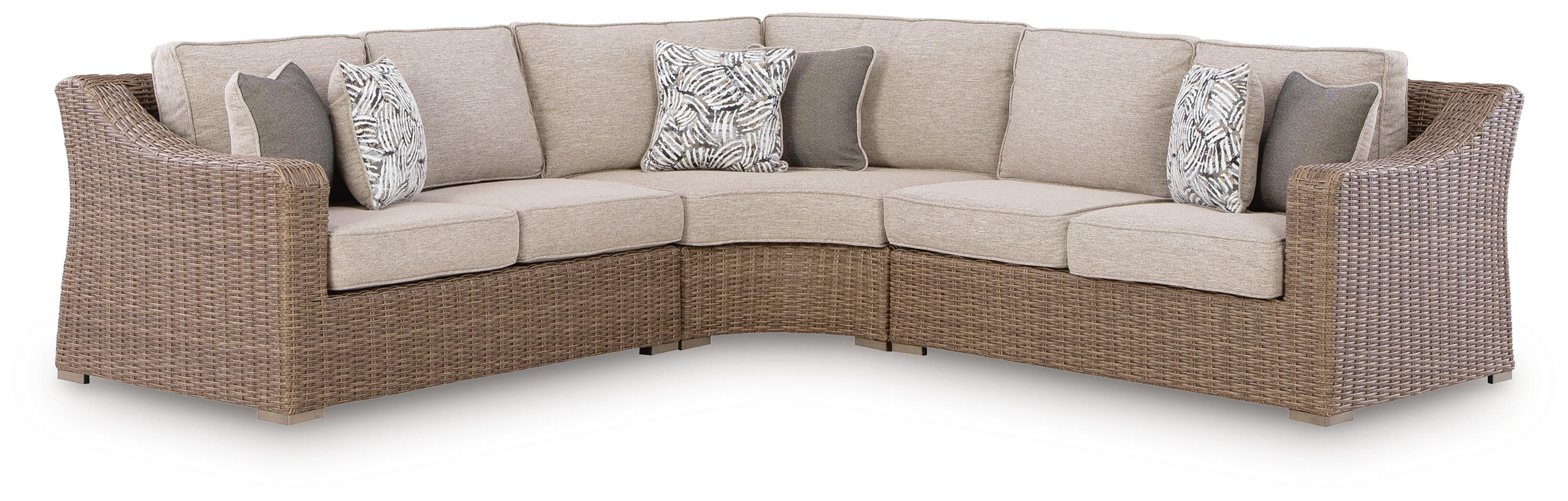 Laguna Heights Outdoor Sectional - Romeo & Juliet Furniture (Warren,MI)