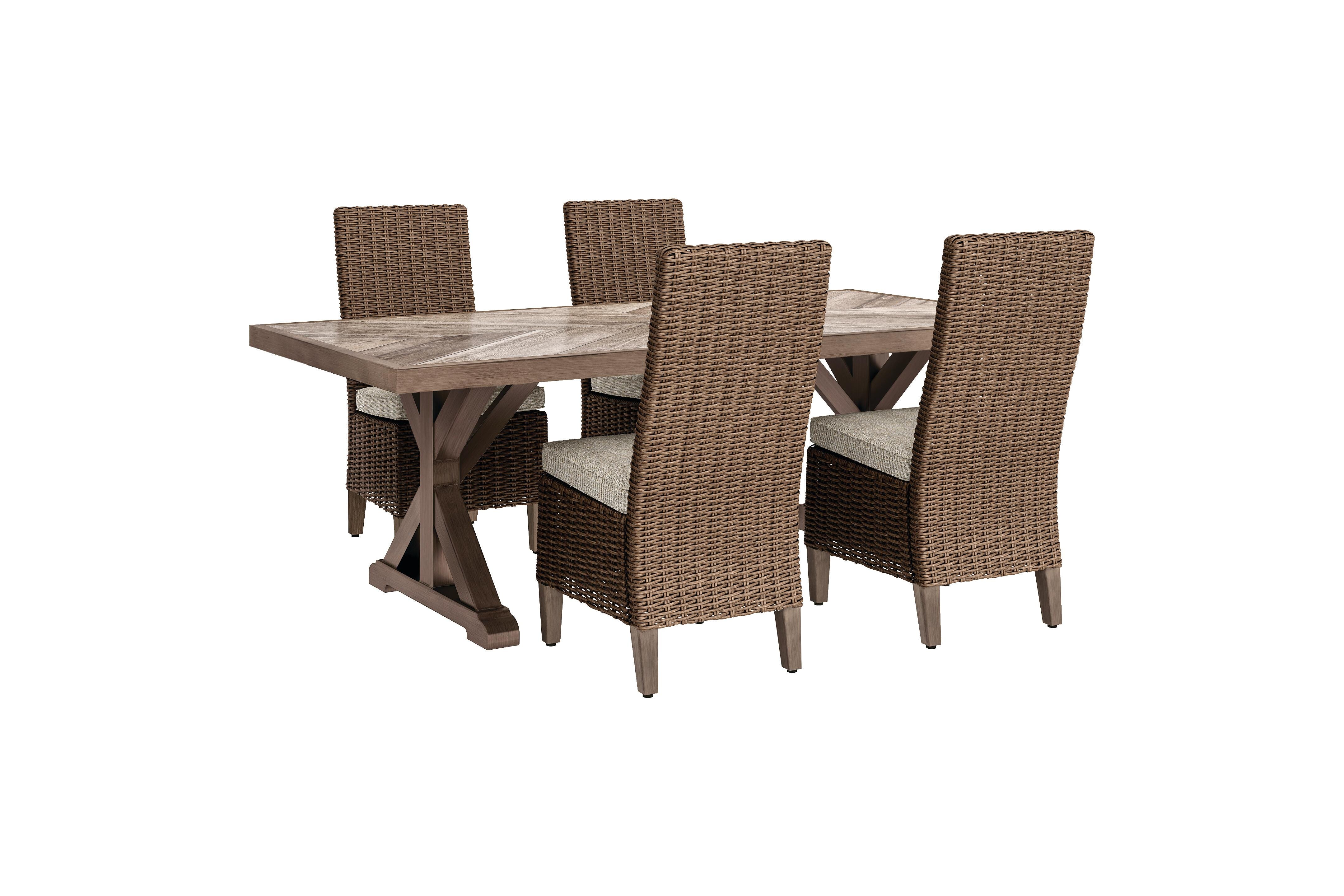 Beachcroft Outdoor Dining Set - Romeo & Juliet Furniture (Warren,MI)