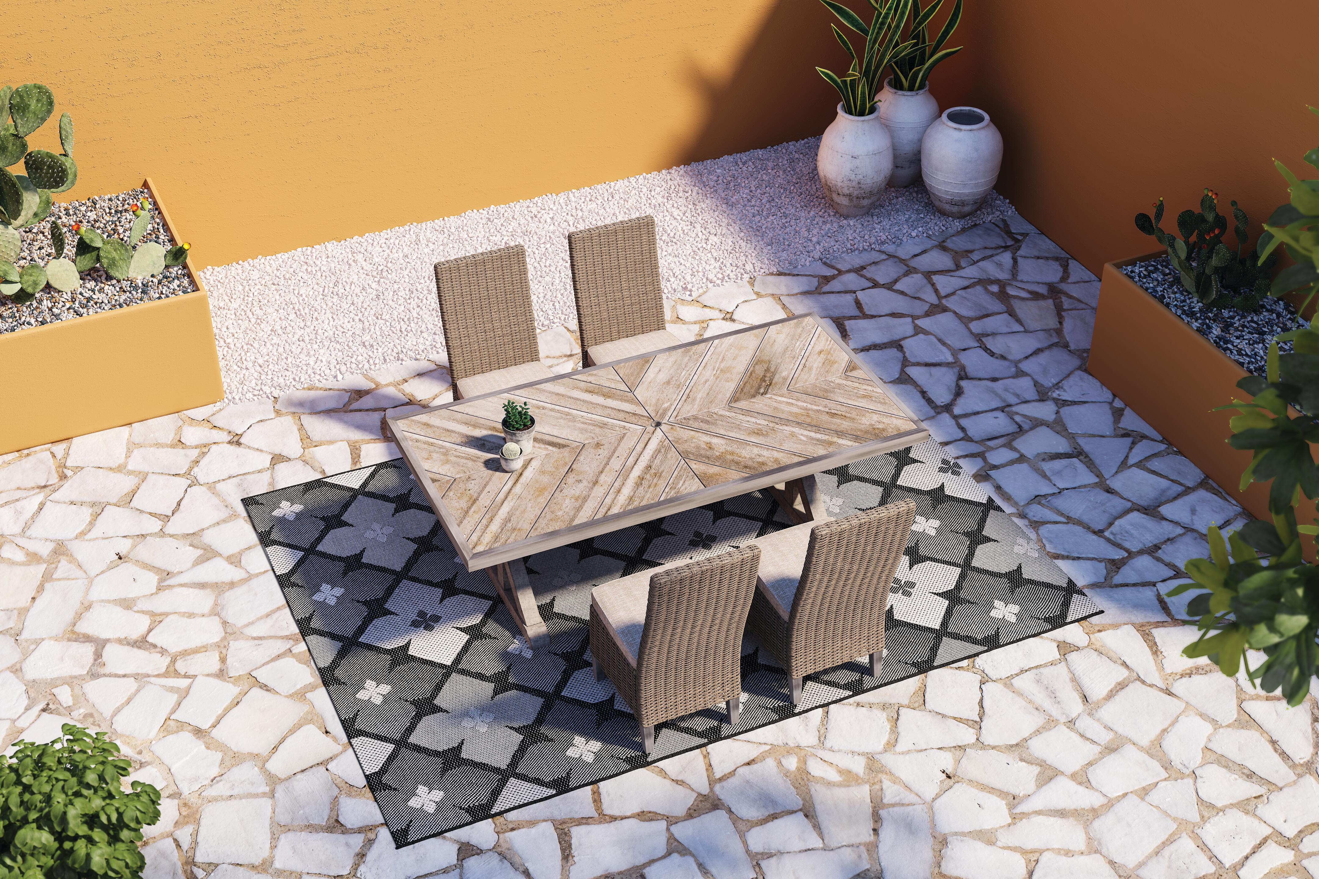 Beachcroft Outdoor Dining Set - Romeo & Juliet Furniture (Warren,MI)