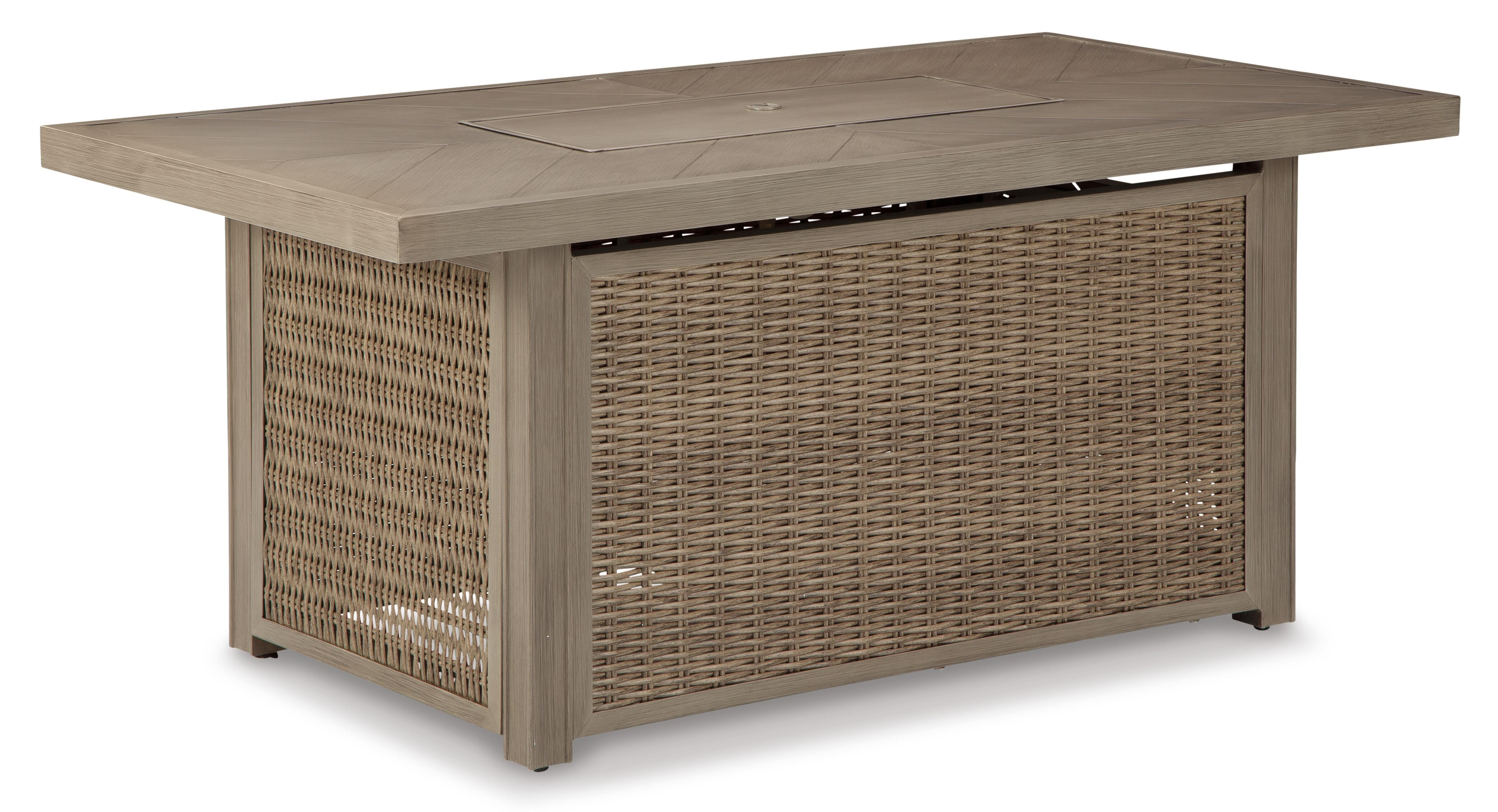 Beachcroft Outdoor Sofa, Lounge Chairs and Fire Pit - Romeo & Juliet Furniture (Warren,MI)