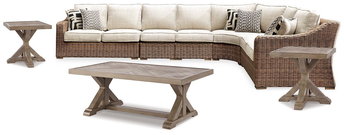 Beachcroft Outdoor Seating Set - Romeo & Juliet Furniture (Warren,MI)