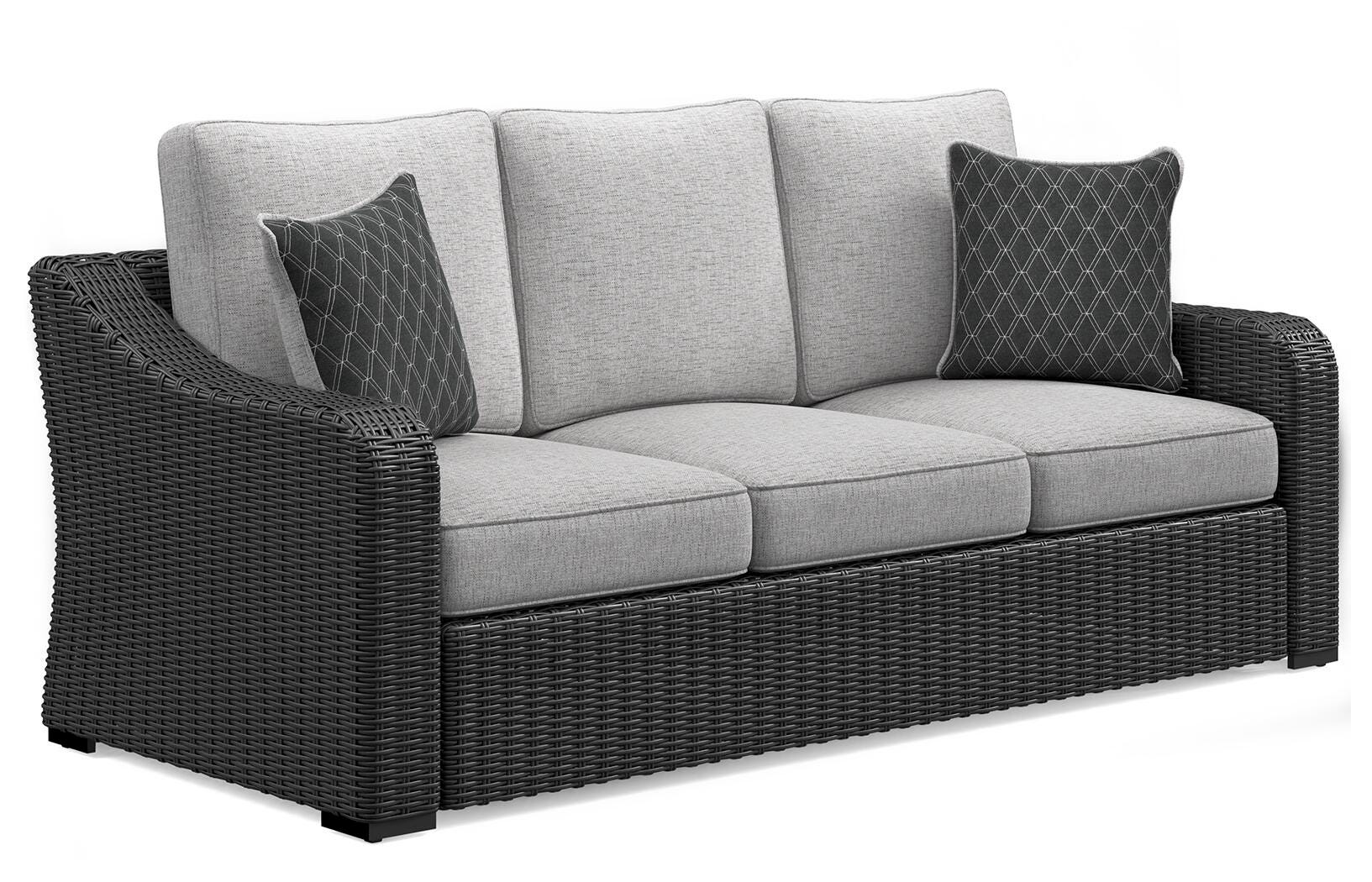 Beachcroft Outdoor Sofa with Cushion - Romeo & Juliet Furniture (Warren,MI)